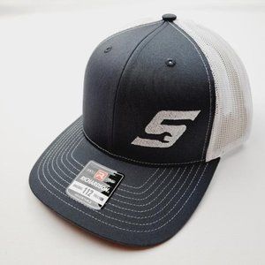 Snap-On Richardson 112 Trucker Mesh Snapback Gray White Tools Mechanic Technicia